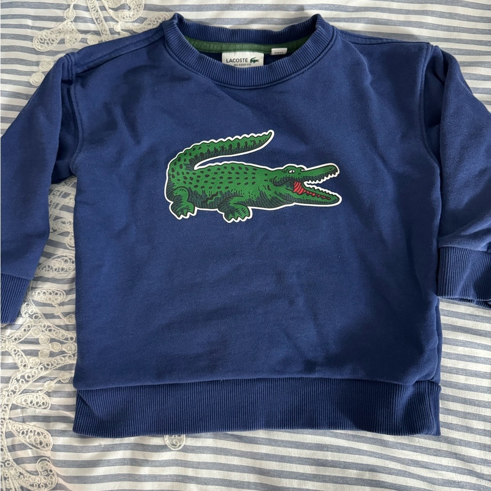 Lacoste Boys Sweatshirt with Alligator